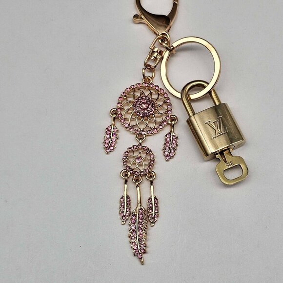 Authentic Louis Vuitton Lock & Key with unbranded Bagcharm, Keycharm, Keychain - Picture 5 of 7